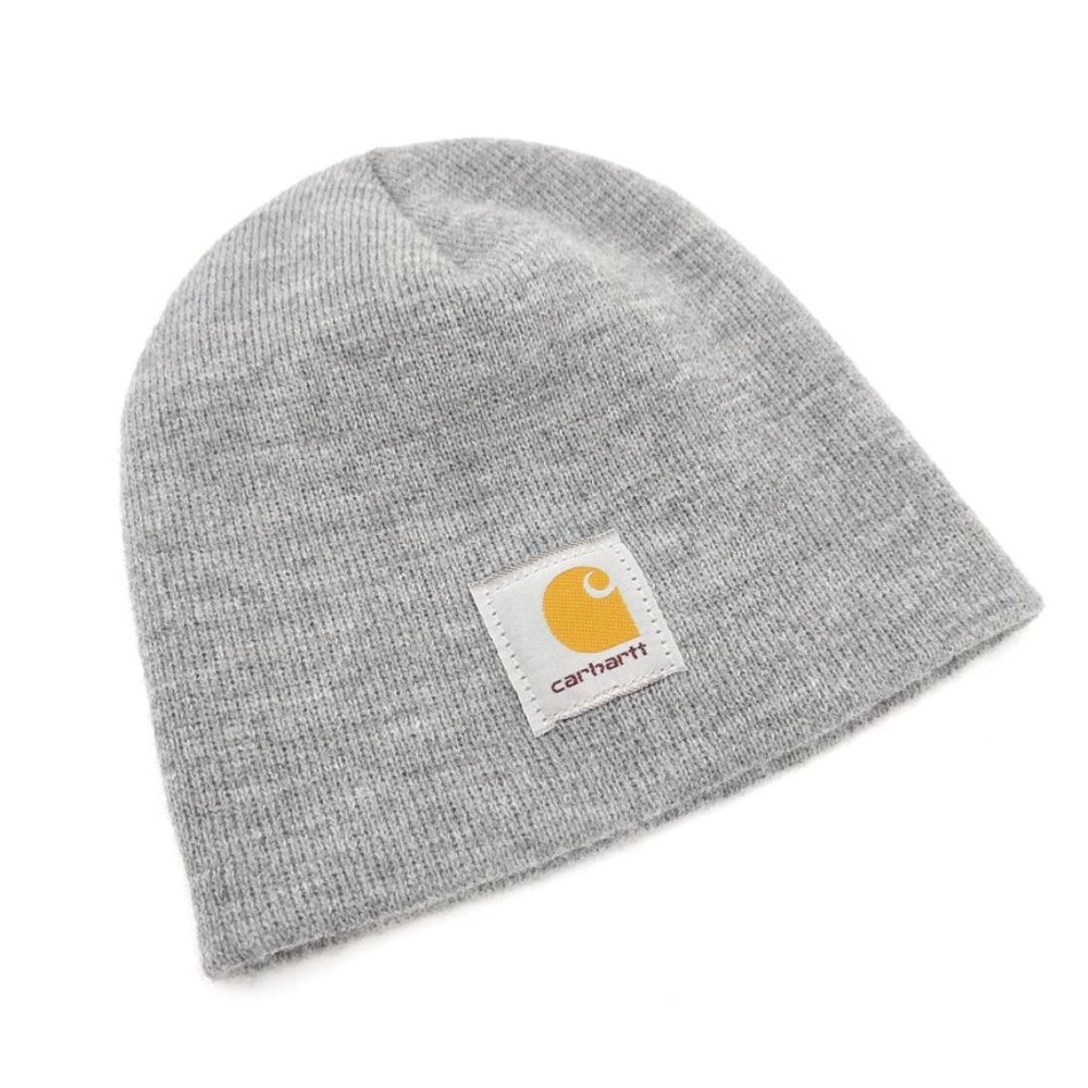 Vintage 90s Carhartt Beanie Made in USA Gray - Picture 1 of 3